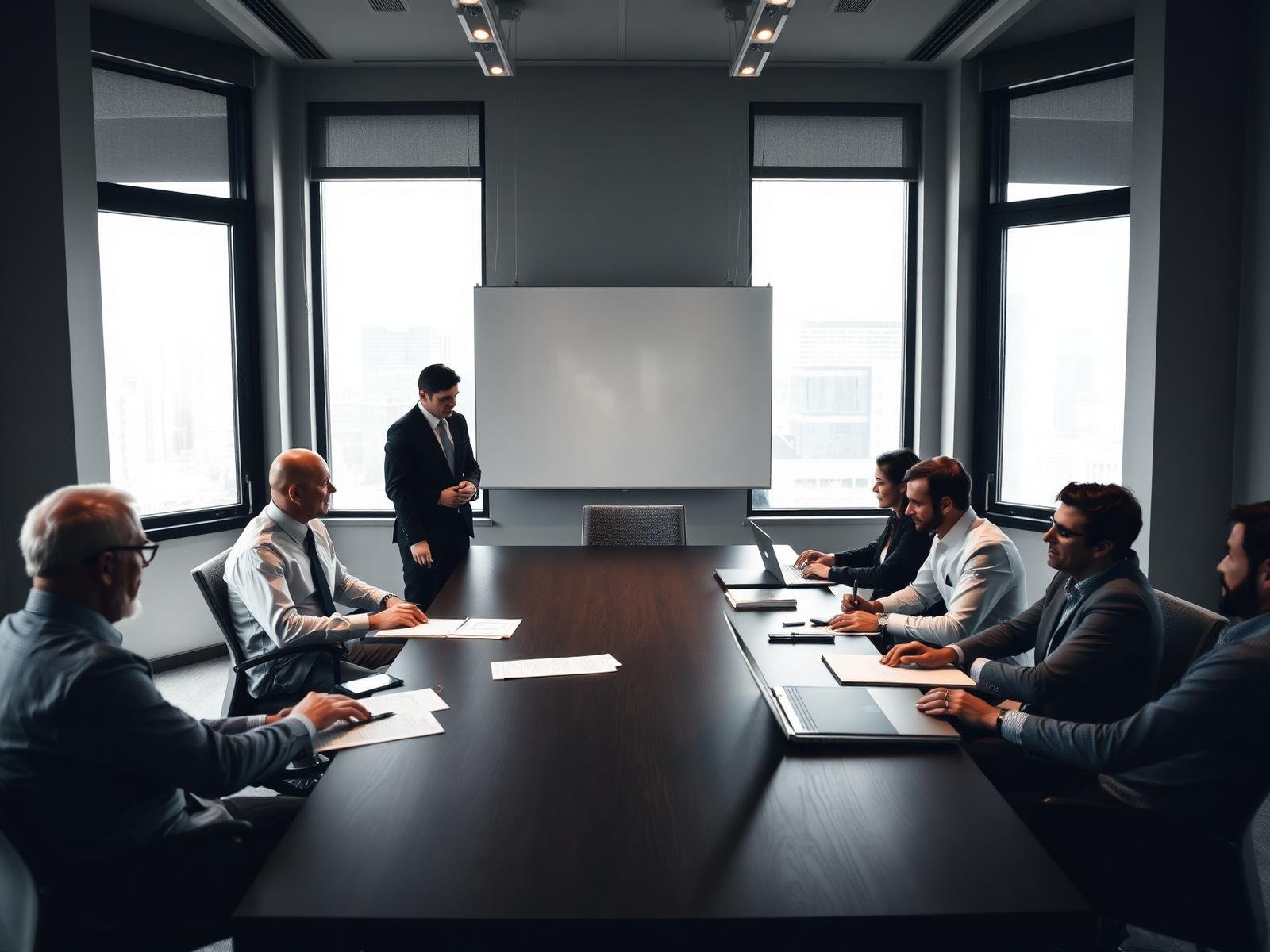 Reunião estratégica corporativa